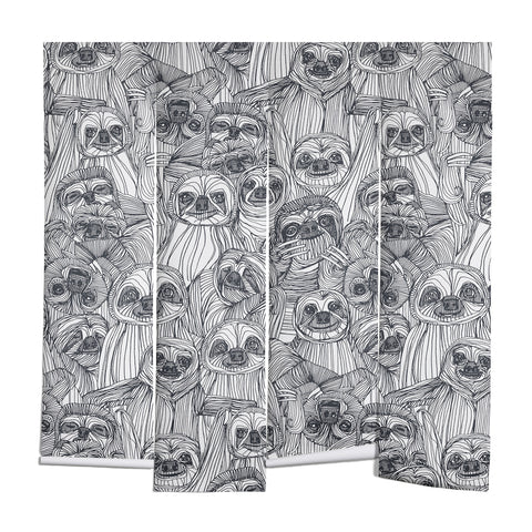 Sharon Turner just sloths Wall Mural