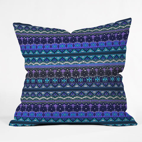 Sharon Turner Kilim Castellations Outdoor Throw Pillow
