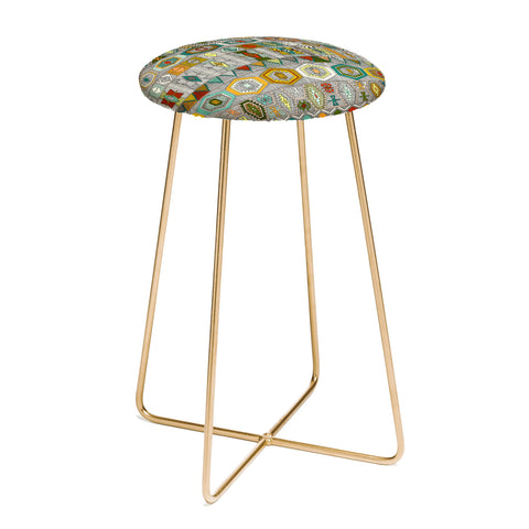 Sharon Turner kilim pas Counter Stool