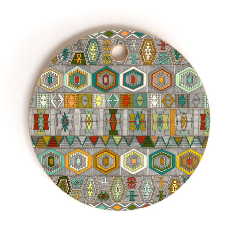 Sharon Turner kilim pas Cutting Board Round
