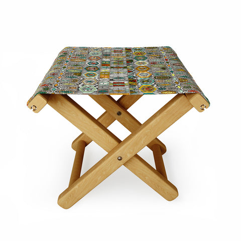 Sharon Turner kilim pas Folding Stool