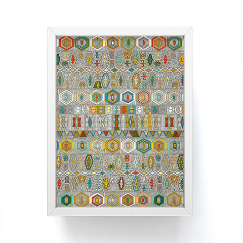 Sharon Turner kilim pas Framed Mini Art Print