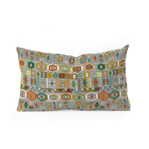Sharon Turner kilim pas Oblong Throw Pillow