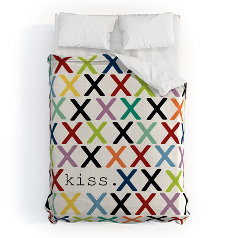 Sharon Turner Kiss Duvet Cover
