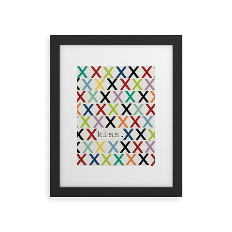 Sharon Turner Kiss Framed Art Print