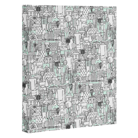 Sharon Turner Kitchen Town Art Canvas