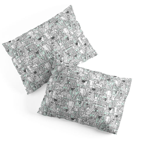 Sharon Turner Kitchen Town Pillow Shams