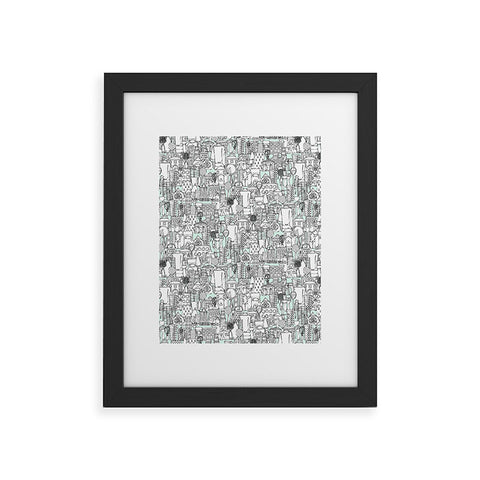 Sharon Turner Kitchen Town Framed Art Print