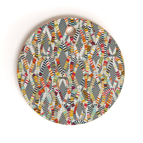 Sharon Turner knot drop Cutting Board Round