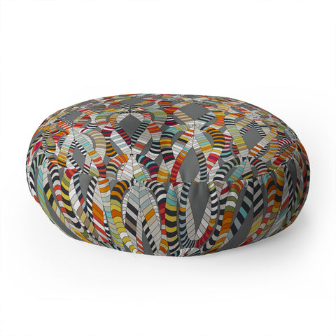 Sharon Turner knot drop Floor Pillow Round