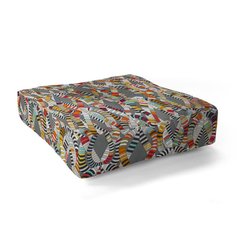 Sharon Turner knot drop Floor Pillow Square