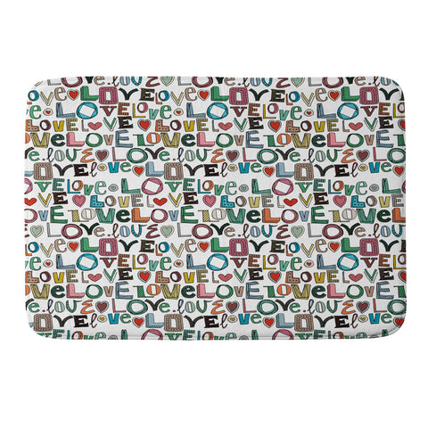 Sharon Turner l o v e LOVE Memory Foam Bath Mat