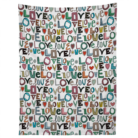 Sharon Turner l o v e LOVE Tapestry
