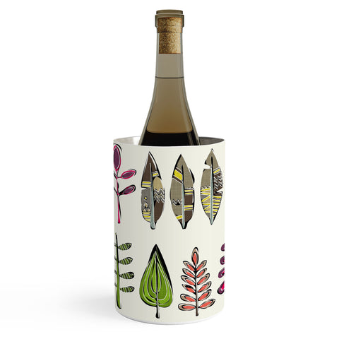 Sharon Turner Leaves And Feathers Wine Chiller
