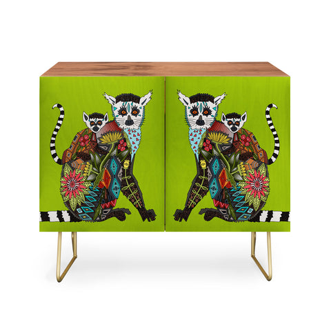 Sharon Turner Lemur Love Lime Credenza