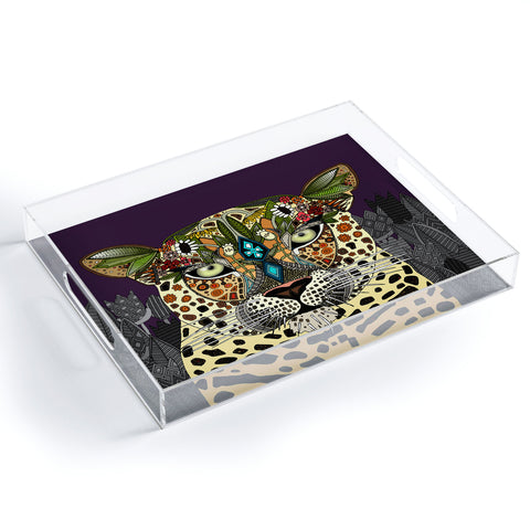 Sharon Turner Leopard Queen Acrylic Tray