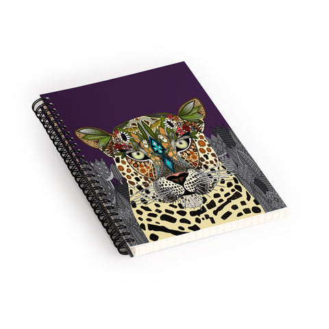 Sharon Turner Leopard Queen Spiral Notebook