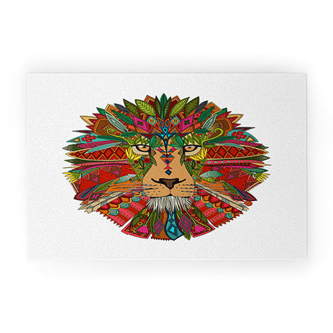 Sharon Turner lion Welcome Mat