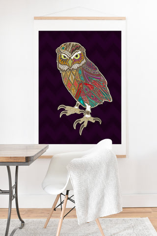 Sharon Turner Little Brother Owl Art Print And Hanger