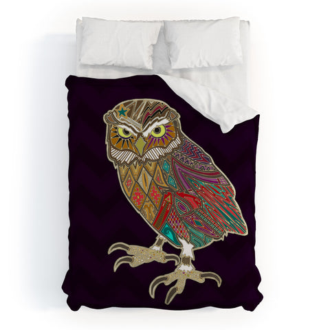 Sharon Turner Little Brother Owl Duvet Cover