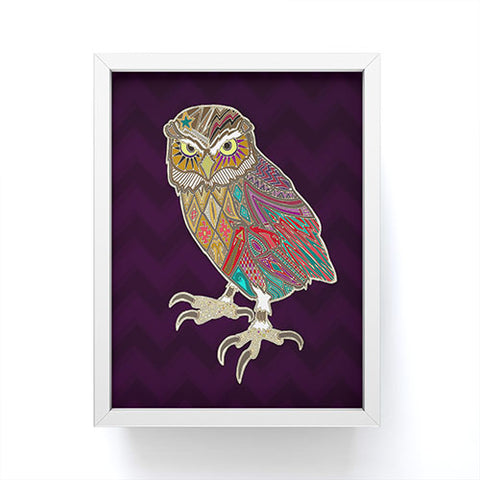 Sharon Turner Little Brother Owl Framed Mini Art Print