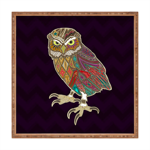Sharon Turner Little Brother Owl Square Tray