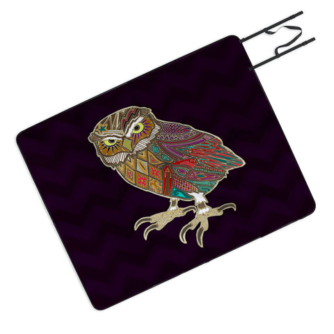 Sharon Turner Little Brother Owl Picnic Blanket