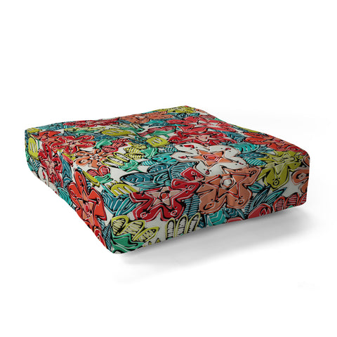 Sharon Turner Lomasi Floor Pillow Square