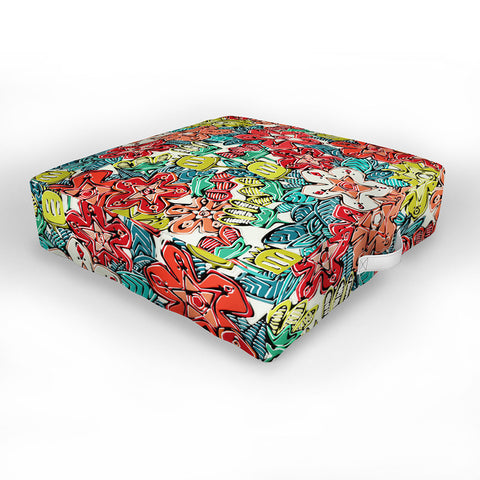 Sharon Turner Lomasi Outdoor Floor Cushion