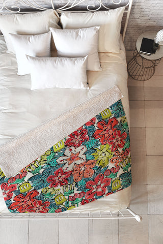 Sharon Turner Lomasi Fleece Throw Blanket