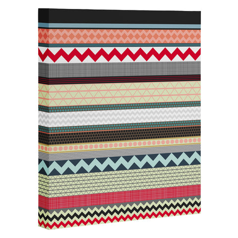 Sharon Turner London Beauty Stripe Art Canvas