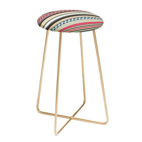 Sharon Turner London Beauty Stripe Counter Stool