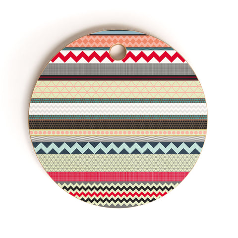Sharon Turner London Beauty Stripe Cutting Board Round