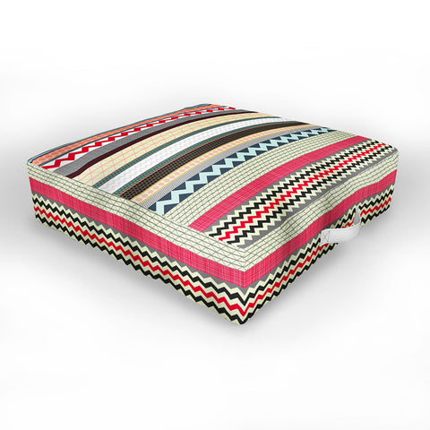 Sharon Turner London Beauty Stripe Outdoor Floor Cushion