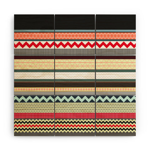 Sharon Turner London Beauty Stripe Wood Wall Mural