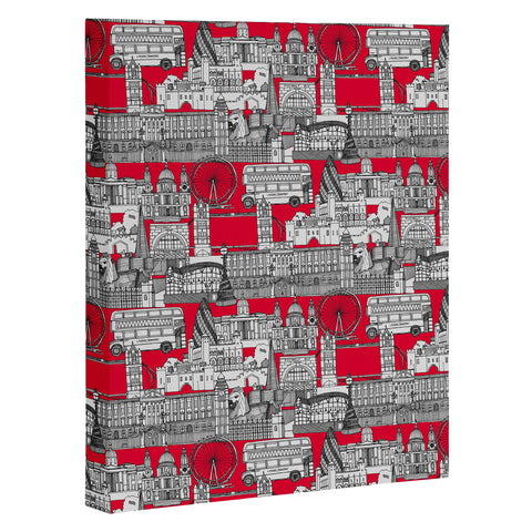 Sharon Turner London toile red Art Canvas