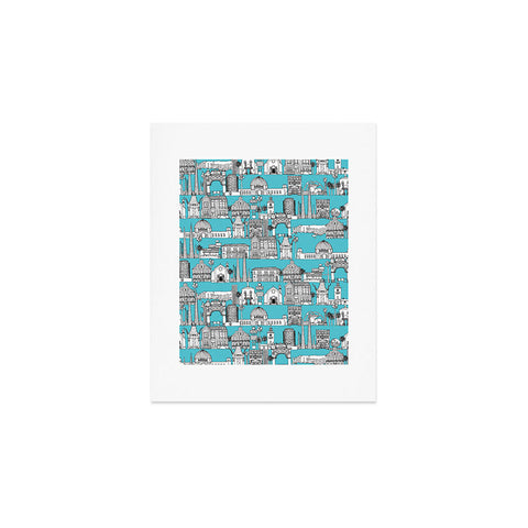 Sharon Turner Los Angeles Blue Art Print