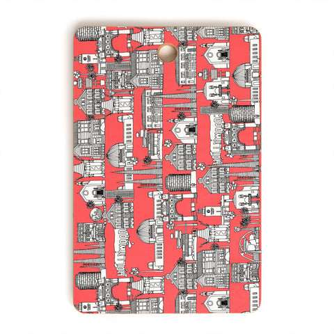 Sharon Turner Los Angeles Coral Cutting Board Rectangle