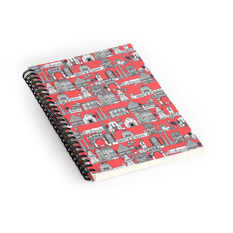 Sharon Turner Los Angeles Coral Spiral Notebook