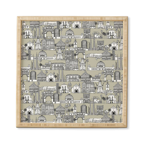 Sharon Turner Los Angeles Linen Framed Wall Art