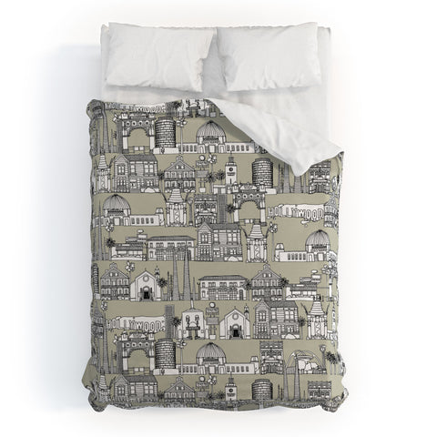Sharon Turner Los Angeles Linen Duvet Cover