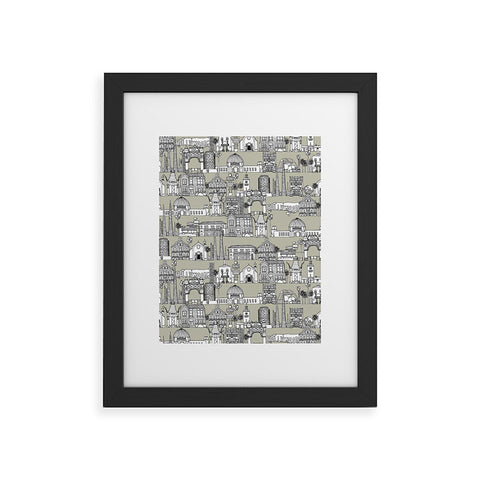 Sharon Turner Los Angeles Linen Framed Art Print