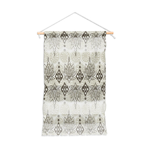 Sharon Turner lotus block linen Wall Hanging Portrait