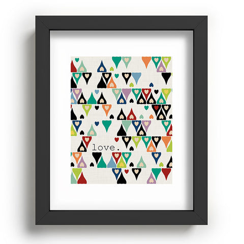 Sharon Turner Love 3 Recessed Framing Rectangle