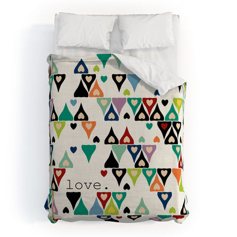 Sharon Turner Love 3 Duvet Cover