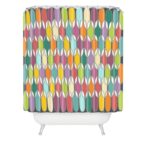 Sharon Turner Lozzy Shower Curtain