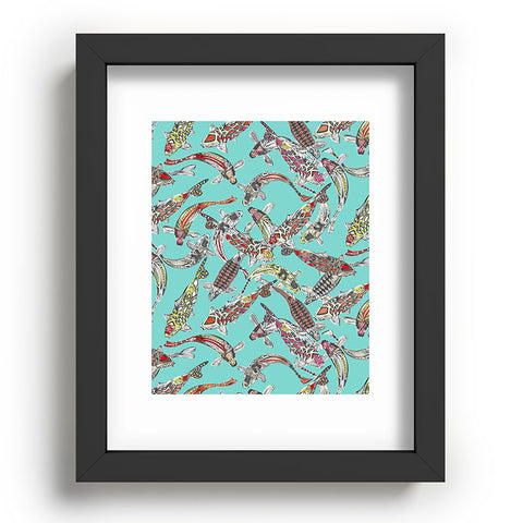 Sharon Turner Lucky Koi Recessed Framing Rectangle