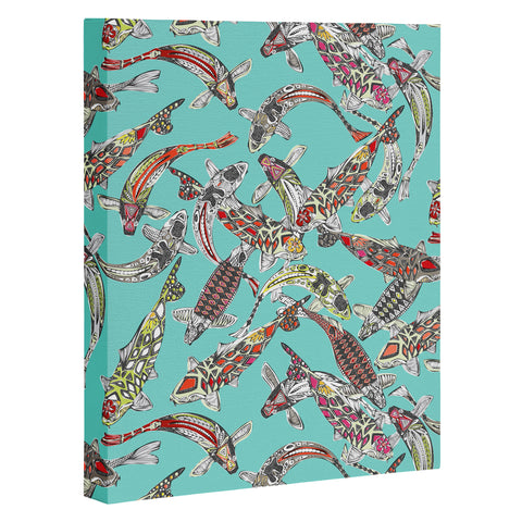 Sharon Turner Lucky Koi Art Canvas