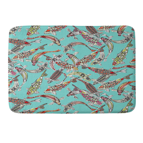 Sharon Turner Lucky Koi Memory Foam Bath Mat