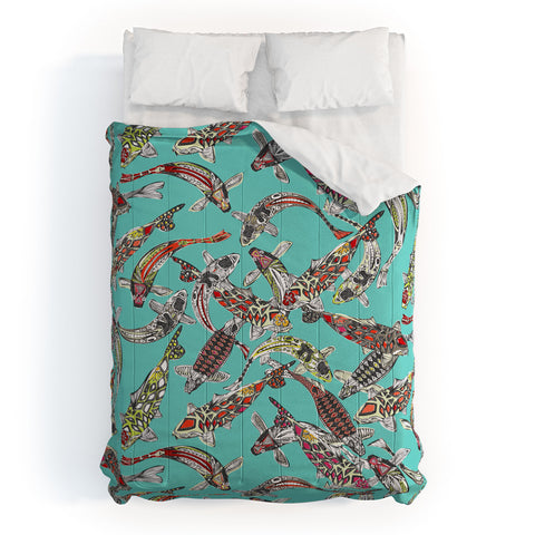 Sharon Turner Lucky Koi Comforter